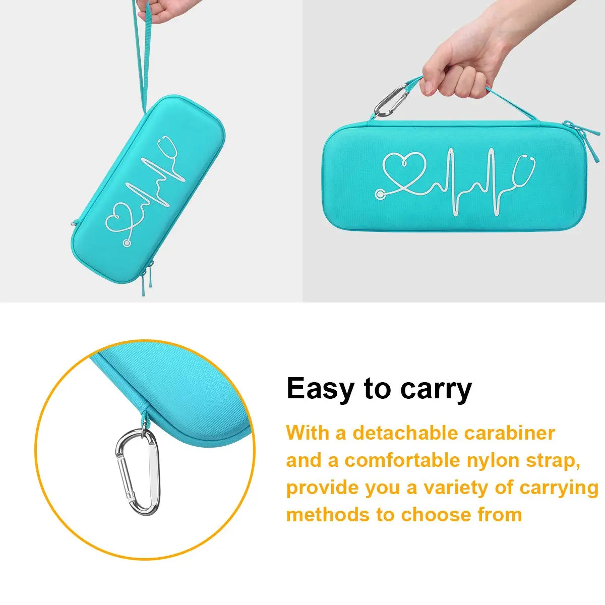 BOVKE Hard Case for 3M Littmann Classic III/Cardiology IV/MDF Stethoscope | Durable, Portable & Waterproof - view 5
