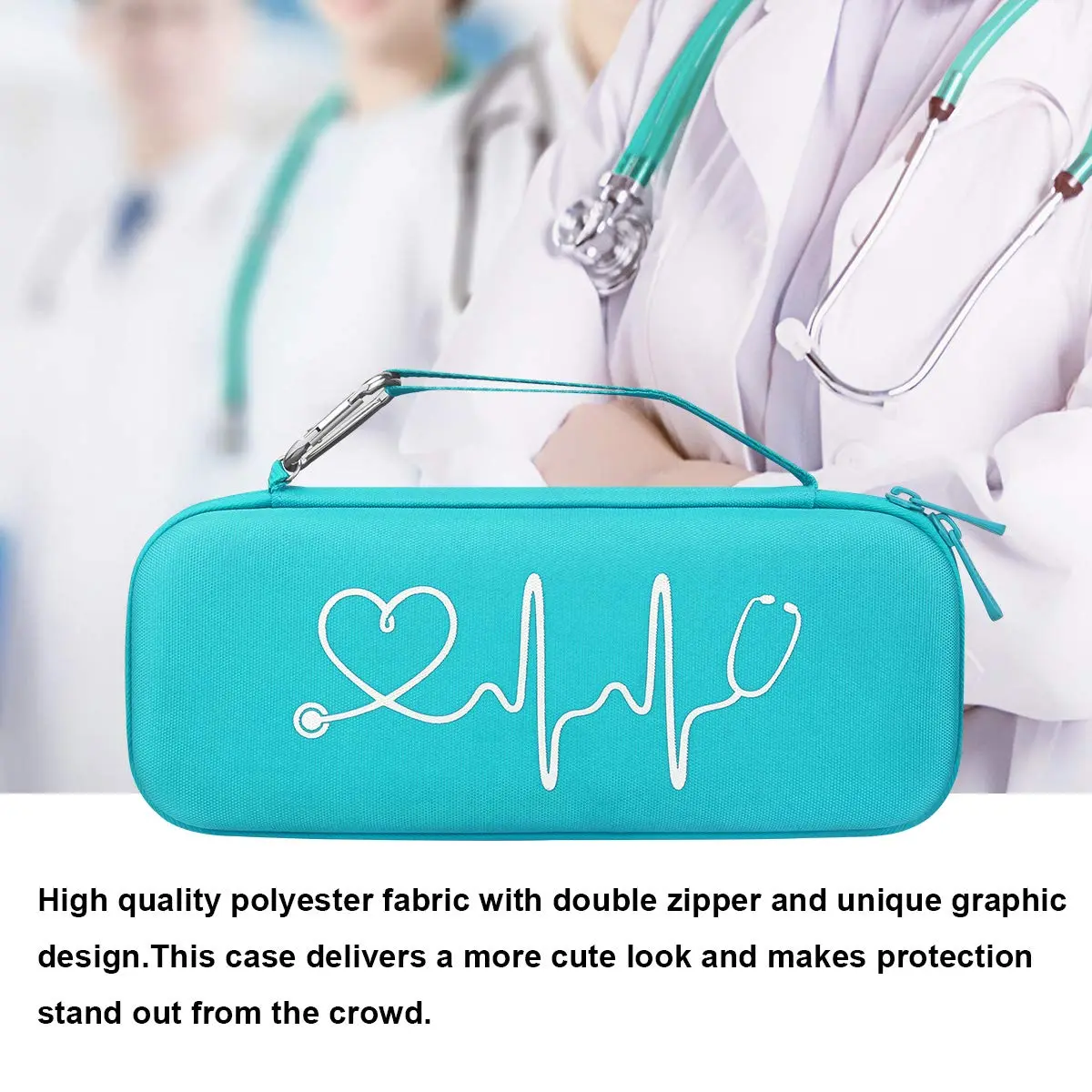 BOVKE Hard Case for 3M Littmann Classic III/Cardiology IV/MDF Stethoscope | Durable, Portable & Waterproof - view 6