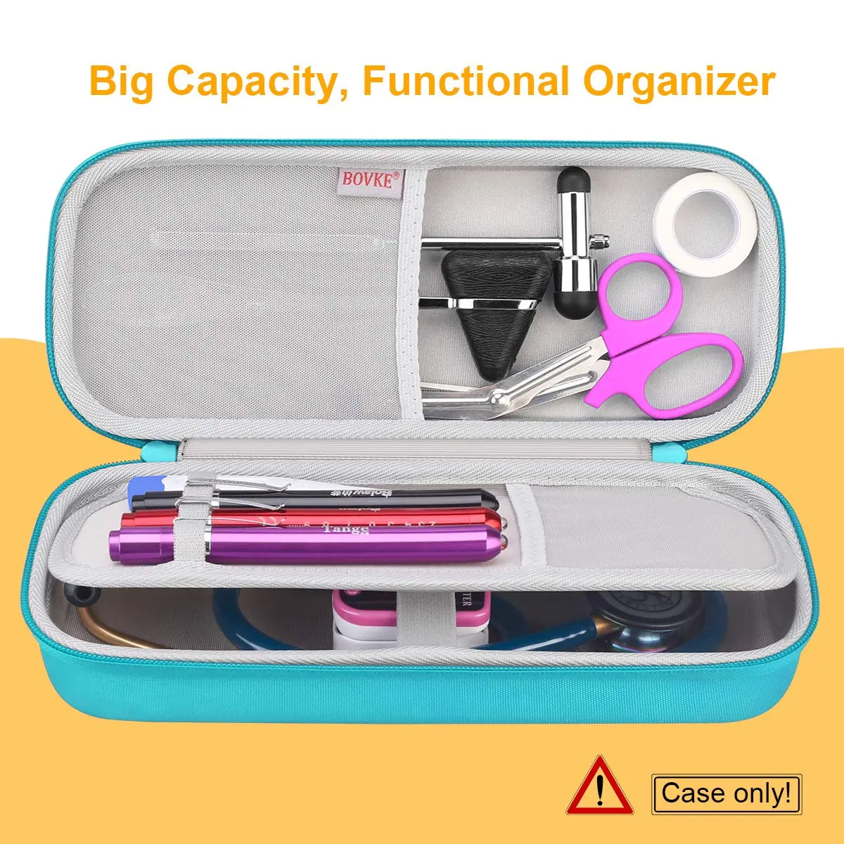 BOVKE Hard Case for 3M Littmann Classic III/Cardiology IV/MDF Stethoscope | Durable, Portable & Waterproof - view 3