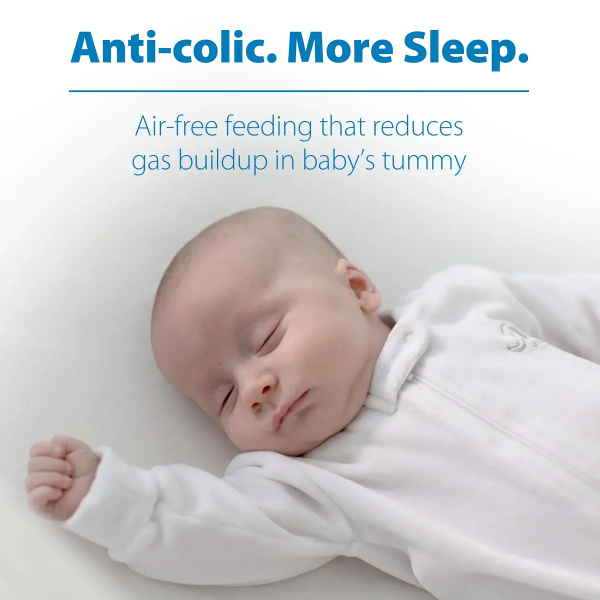 Dr. Brown's Natural Flow Anti-Colic Options+ Wide-Neck Glass Baby Bottle 270ml (9 oz) with Level 1 Slow Flow Nipple | Clinically Proven to Reduce Colic - view 7