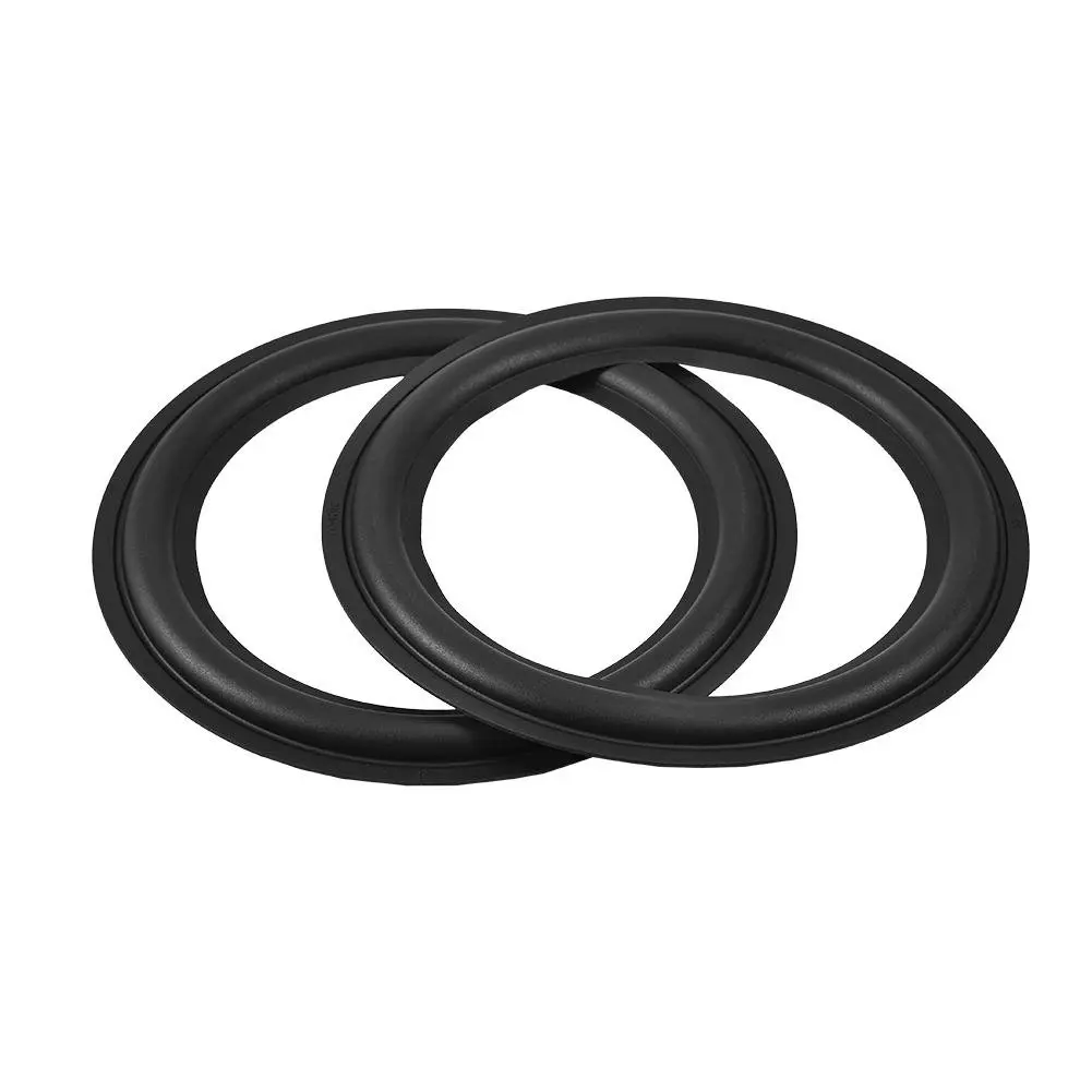 Tihebeyan 2PCS 8 Inch Rubber Speaker Loudspeaker Surround Repair Parts | Durable Rubber Woofer for DIY Speaker Repair - view 8