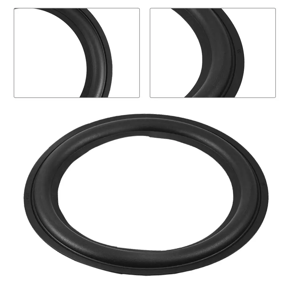 Tihebeyan 2PCS 8 Inch Rubber Speaker Loudspeaker Surround Repair Parts | Durable Rubber Woofer for DIY Speaker Repair - view 9