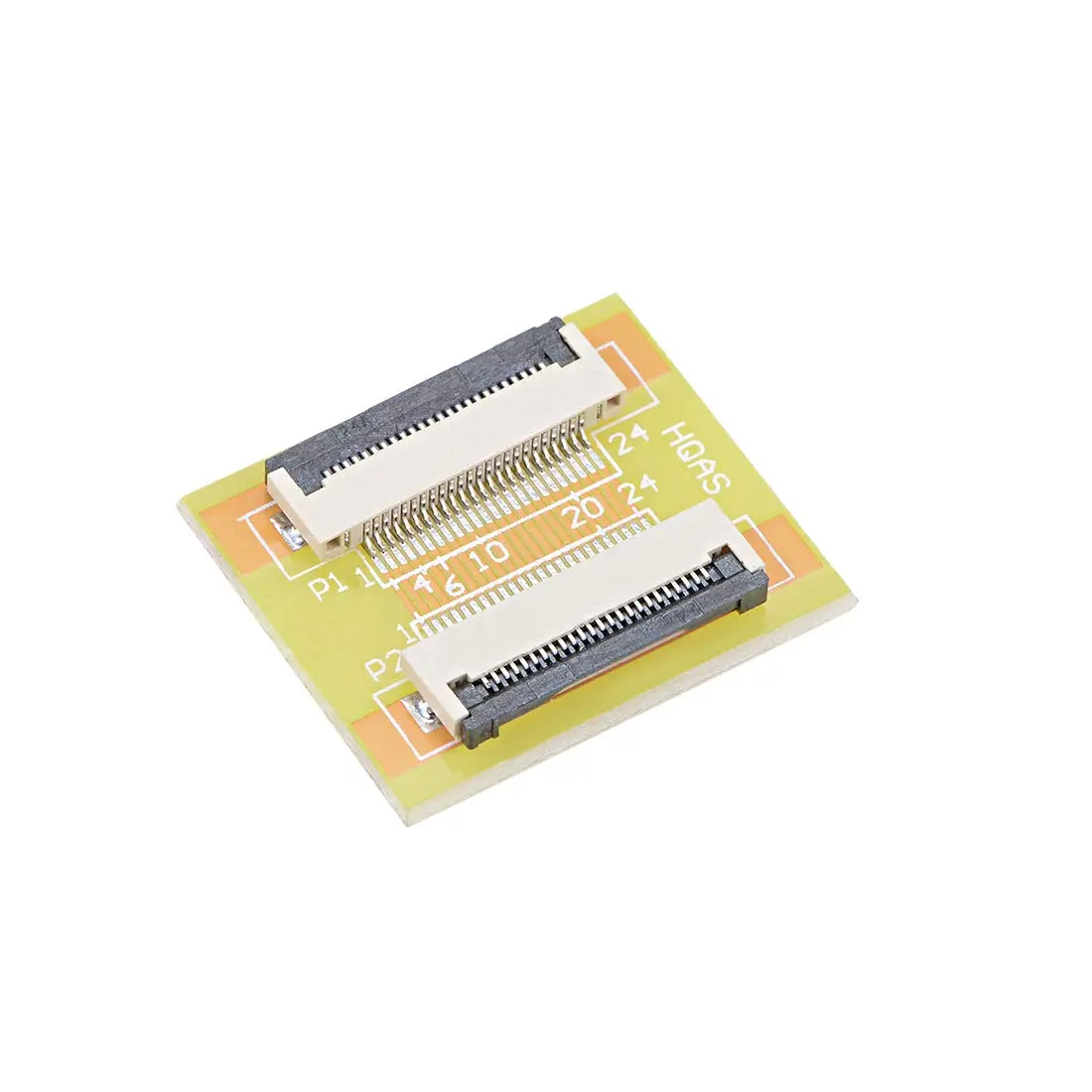 uxcell 0.5mm Pitch 24 Pins to 24 Pin FPC Extension Connector Adapter for Laptops, 20x24x3.5mm | PCB Support Board - main product image