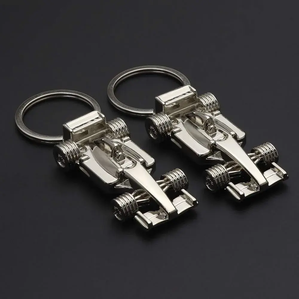 ADKEYFOD 3D F1 Race Car Keychain Metallic Medium | Driver Keyfob Gift for Father Husband Boyfriends - view 3