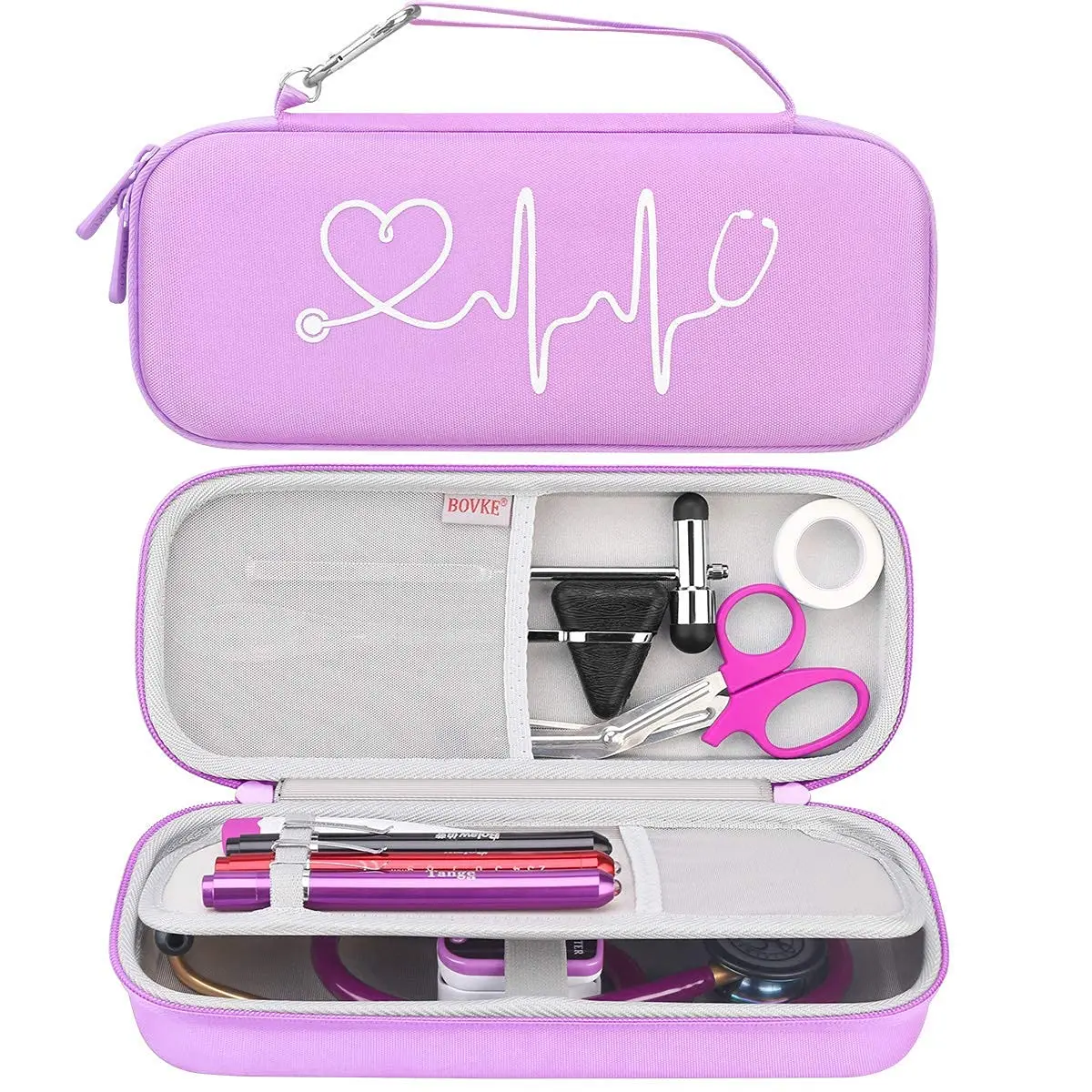 BOVKE Hard Case for 3M Littmann Classic III/Cardiology IV/MDF Stethoscope | Durable, Compact & Waterproof - main product image