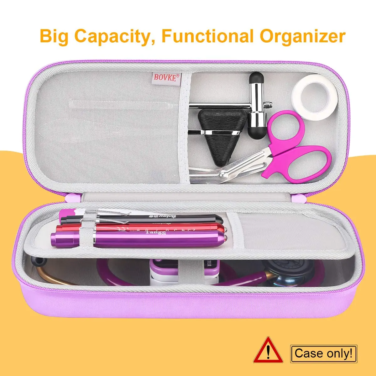 BOVKE Hard Case for 3M Littmann Classic III/Cardiology IV/MDF Stethoscope | Durable, Compact & Waterproof - view 3