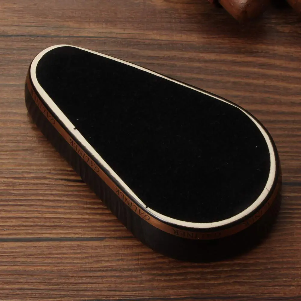 Galiner Ceramic Cigar Ashtray with Golden Line | Portable Outdoor Ashtray for Desktops and Travel - view 7