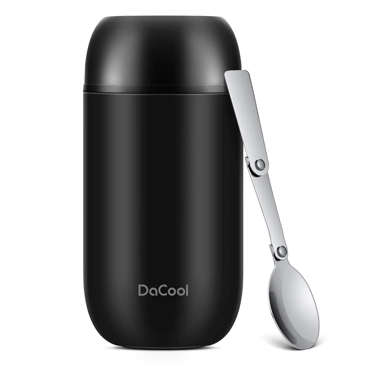 DaCool 24 oz Insulated Food Jar for Hot & Cold Food | Leakproof Stainless Steel Lunch Container - main product image