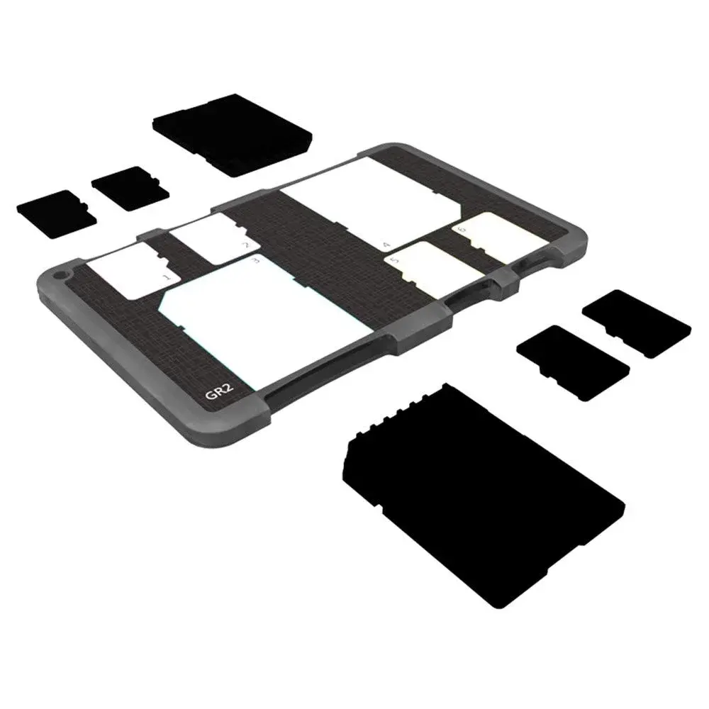 JJC 6-Slot SD Micro SD Card Case Organizer | Credit Card Size, Ultra-Thin, Lightweight - view 8