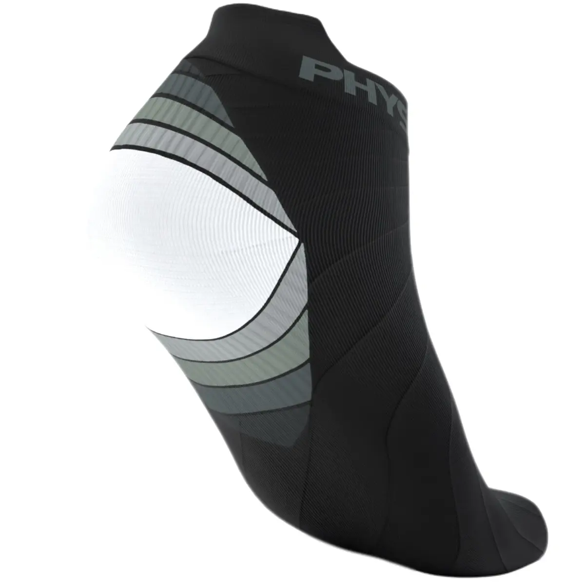 Physix Gear Short Compression Socks for Men & Women - Low Support Ankle Socks, Breathable, Seamless, Ideal for Running & Swelling, L/XL - main product image