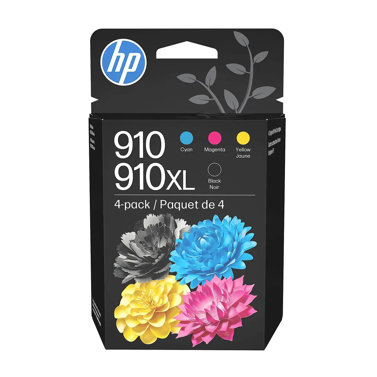 HP Original 910 Cyan, Magenta, Yellow / 910XL Black Ink Cartridges (4-Pack) | Fade-Resistant Documents & Brilliant Images - main product image