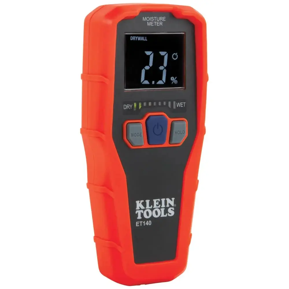 Klein Tools ET140 Pinless Moisture Meter | 19 mm (3/4-Inch) Depth Detection - main product image