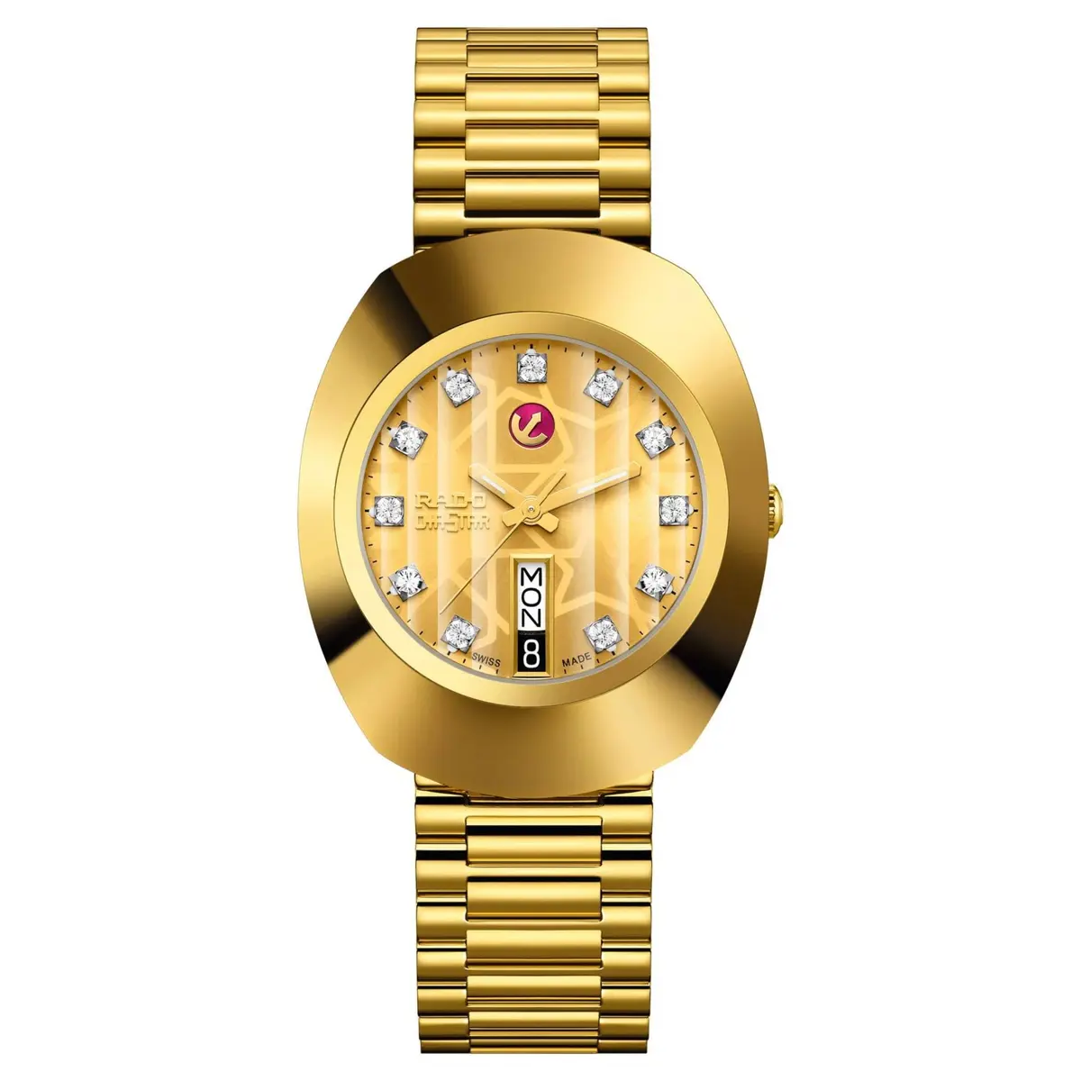 Rado Unisex Automatic Swiss Watch 35mm Yellow Stainless Steel | Swiss Precision & Style - main product image