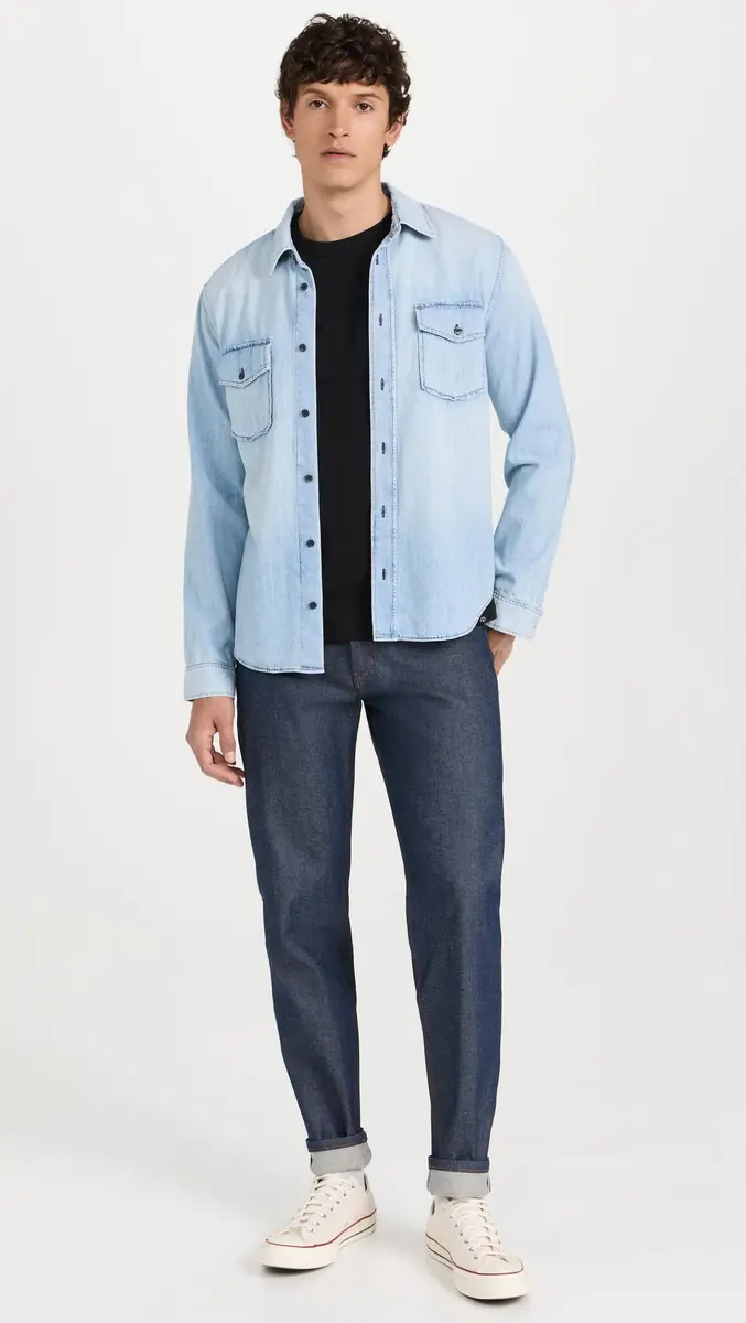 Naked & Famous Denim Easy Guy - Natural Indigo Selvedge 32 | Relaxed Fit, Vintage Japanese Denim - view 5