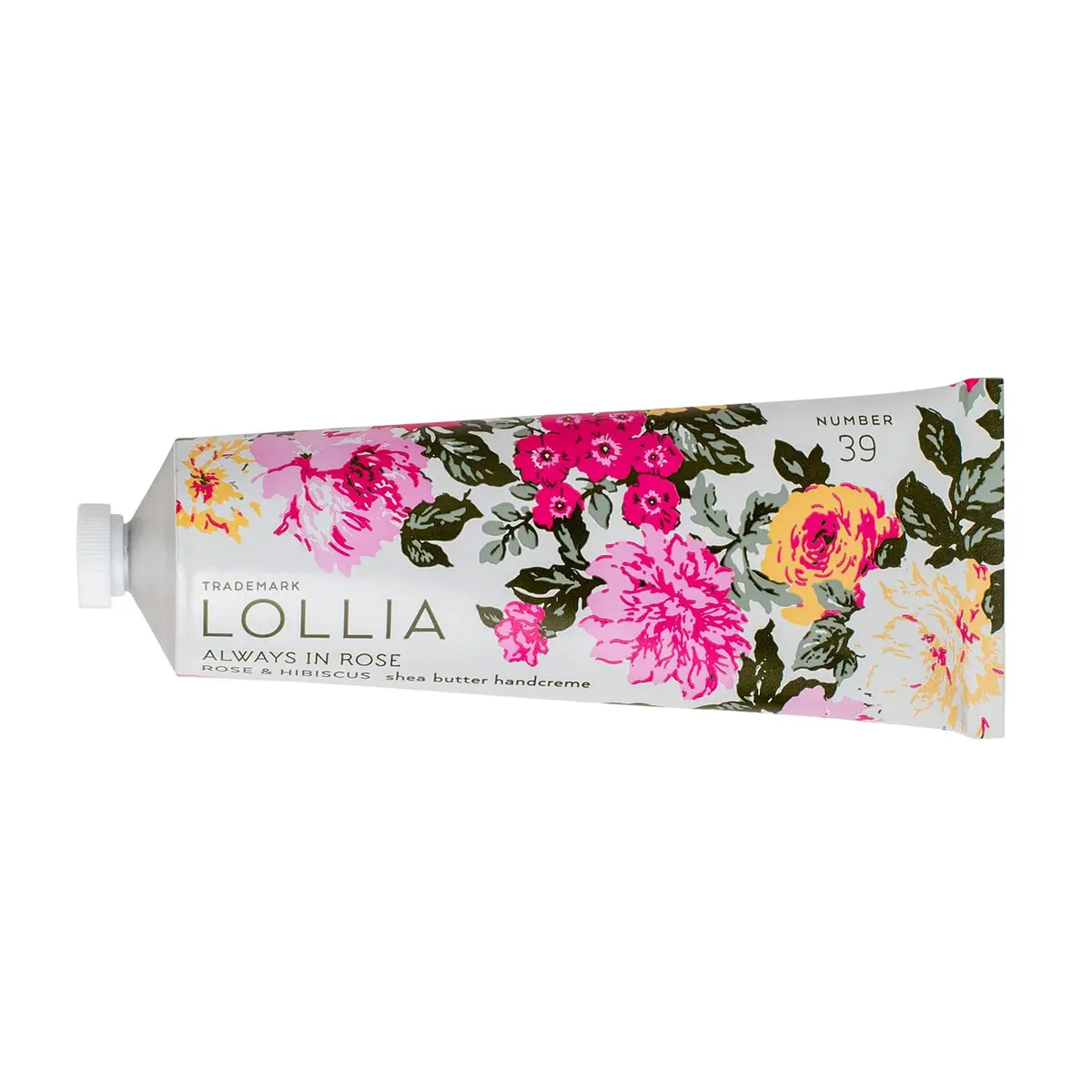LOLLIA Always in Rose Hand Cream 4 oz | Shea & Cocoa Butter Moisturizer for Dry Hands - main product image