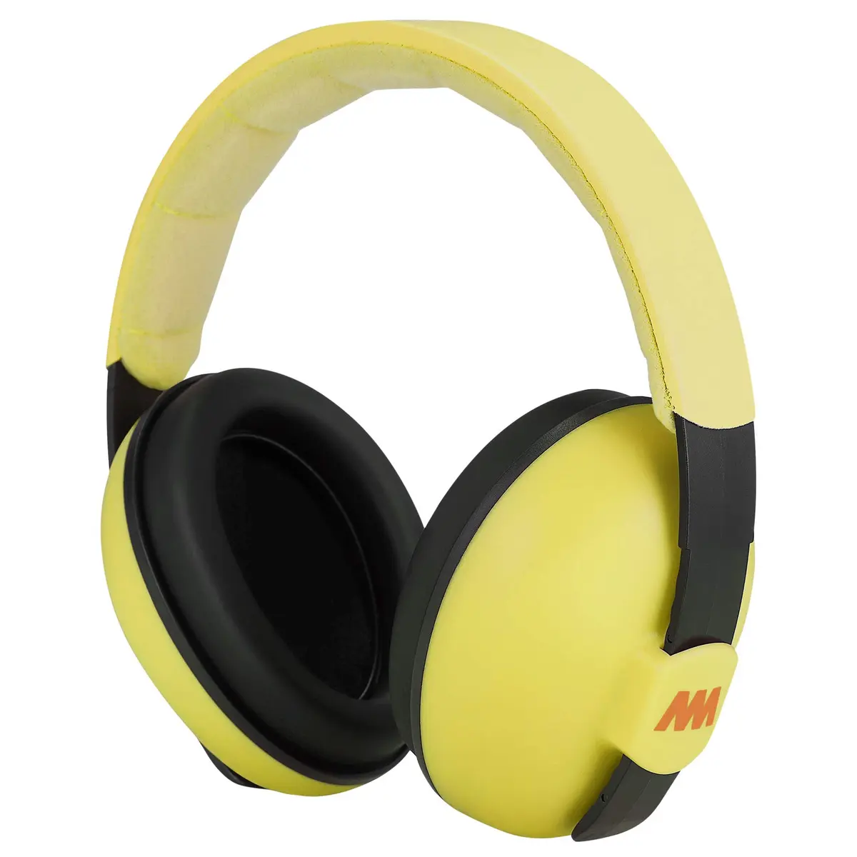 Mumba Baby Earmuffs for Infants & Toddlers, Ages 3 Months-3 Years, Yellow | Noise Cancelling Headphones with 31dB NRR - main product image