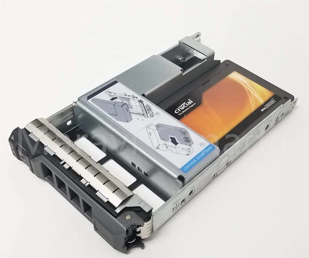 Maravi Canada 3.5" to 2.5" SSD SAS SATA Hard Drive Adapter Bracket 2-Pack | Universal Compatibility with Dell HP IBM Lenovo Mac - view 2