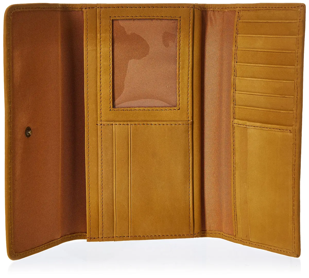 Timberland Women's Leather RFID Flap Wallet Clutch Organizer 19.7cm (7.75") | Secure Card Holder for India - view 4