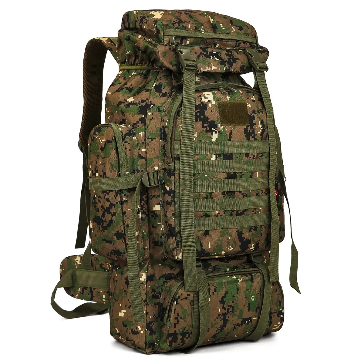 W WINTMING 70L Hiking Backpack with Molle System | Jungle Camouflage, Unisex-Adult - main product image