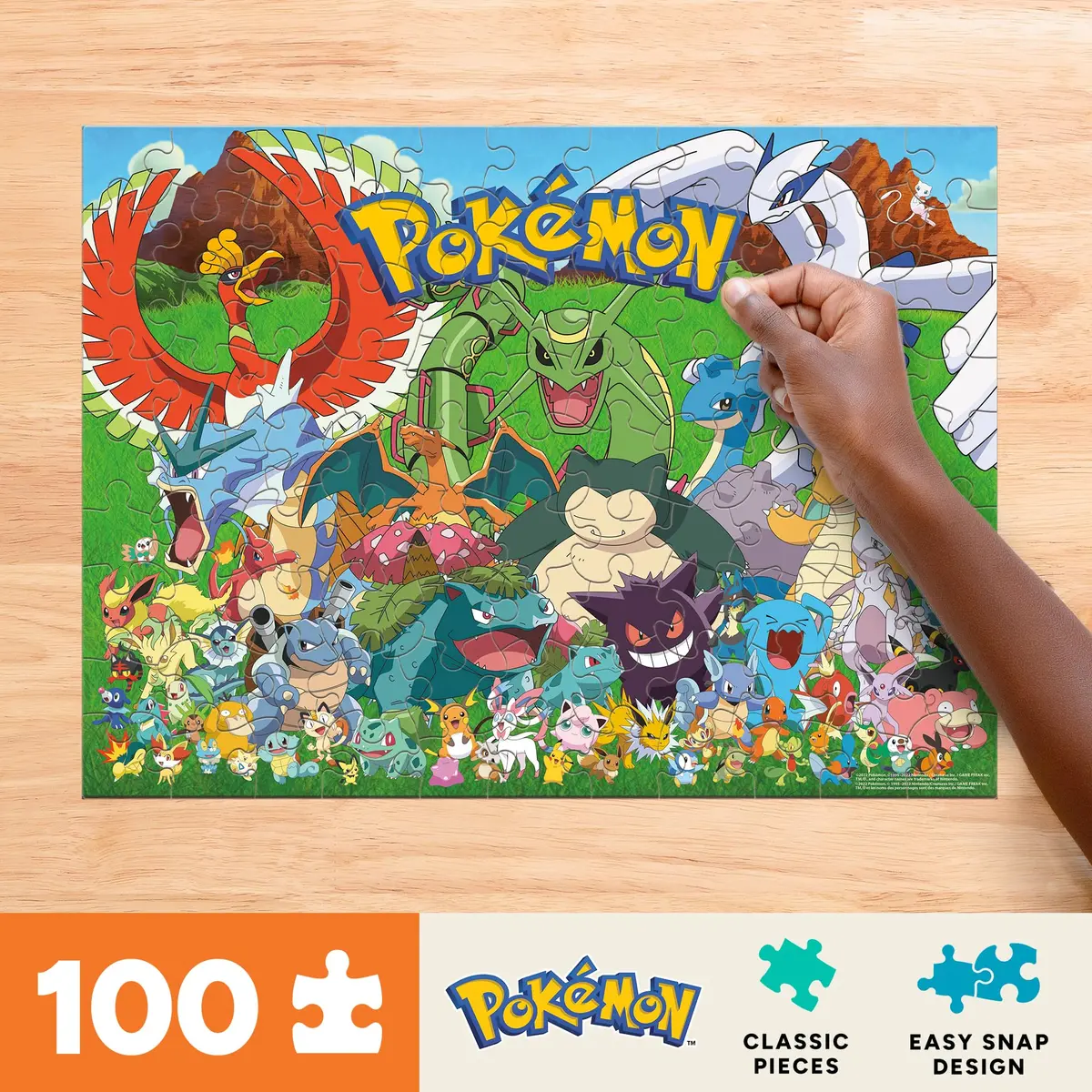 Buffalo Games Pokémon Fan Favorites, 100 Piece Jigsaw Puzzle | Vibrant Pokémon Artwork for Kids 6+ - view 2