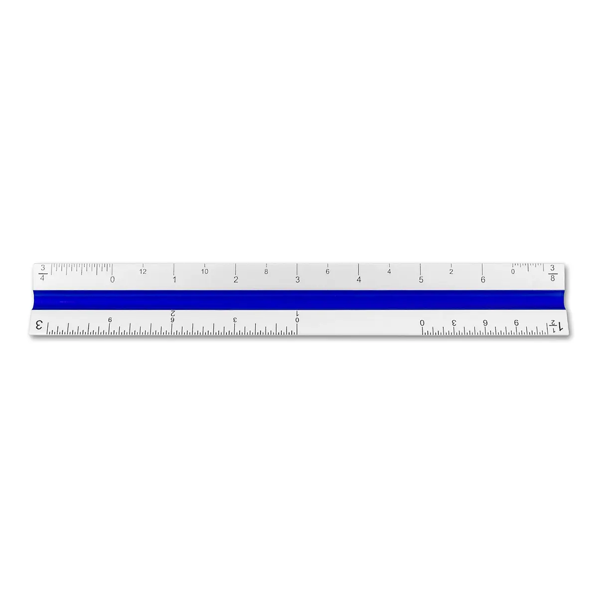 Alumicolor Aluminum Architect Color-Coded Drafting Scale, 6IN, Silver | Precise, Durable, for Architects & Students - view 4