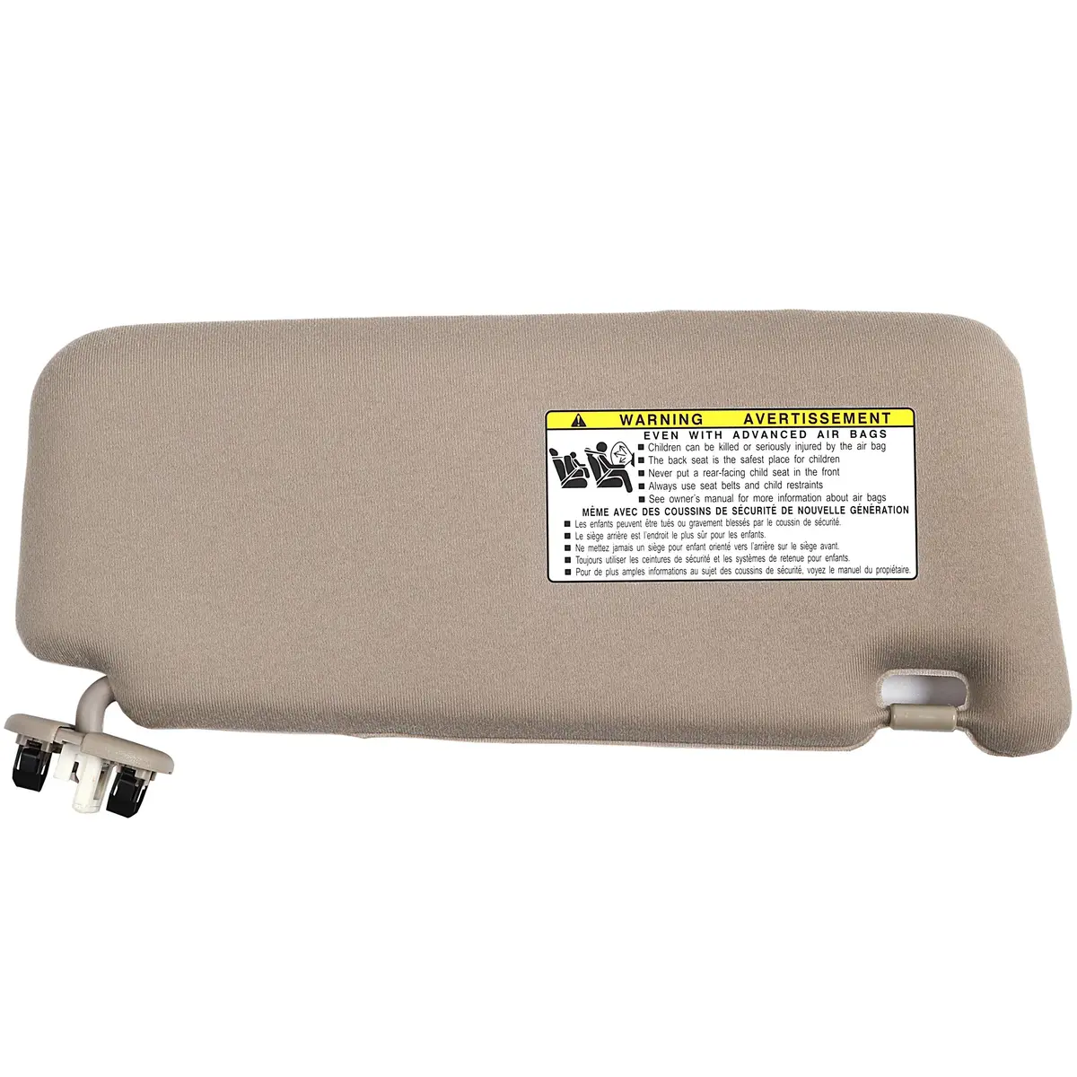 Ezzy Auto Beige Left Driver Side Sun Visor for Camry 2007-2011 | Sunroof & Light Compatible - view 3