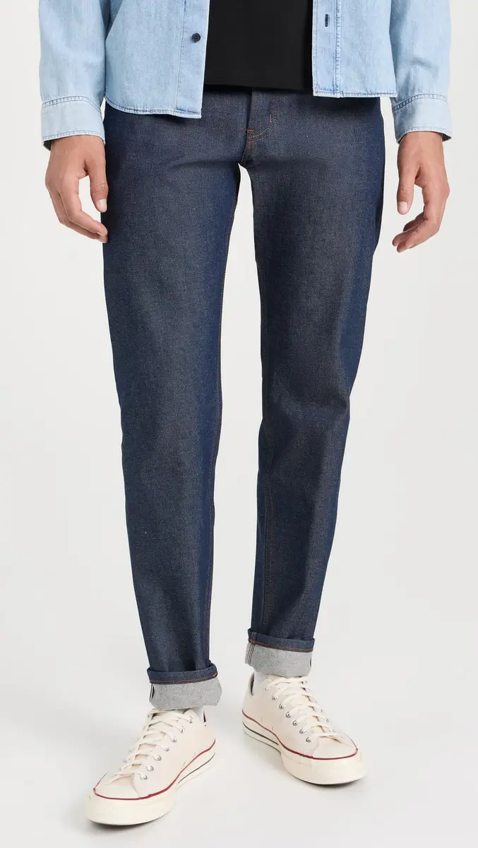 Naked & Famous Denim Easy Guy - Natural Indigo Selvedge 34 | Relaxed Fit, Vintage Japanese Denim - view 2