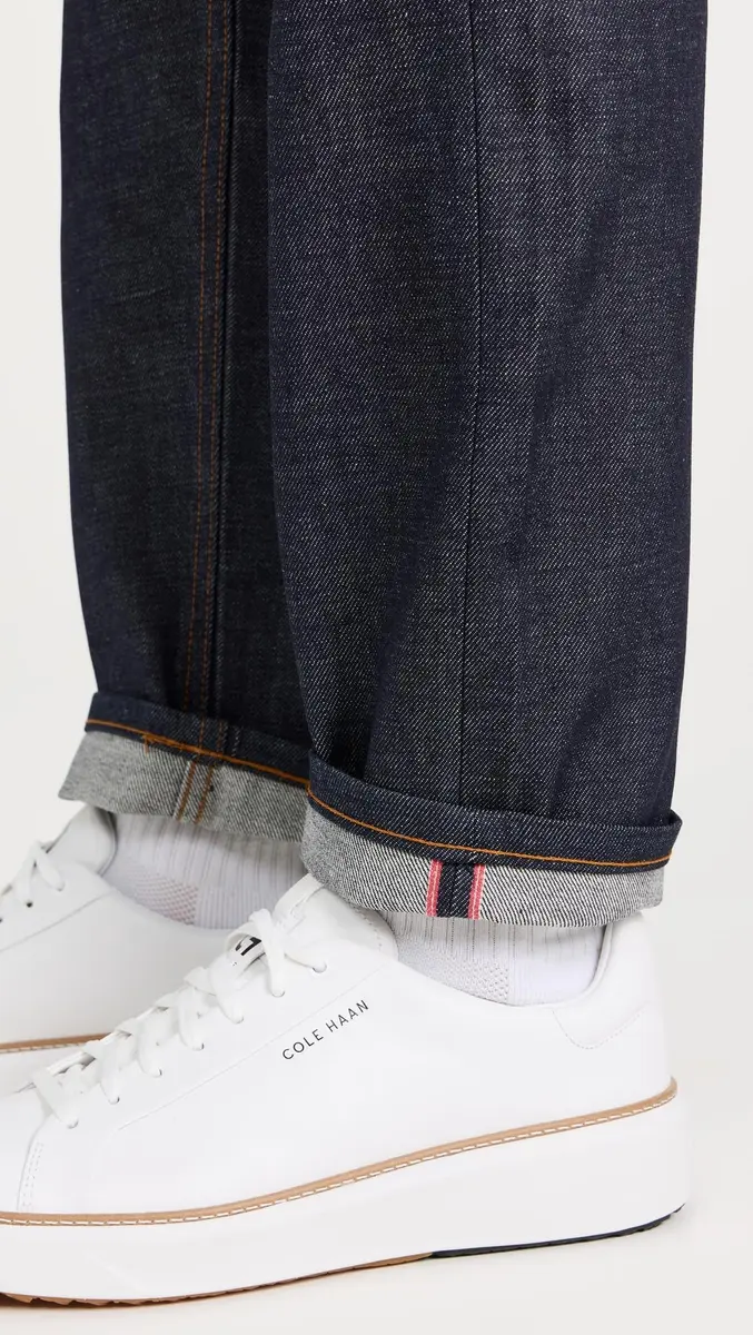 Naked & Famous Denim Easy Guy - Dirty Fade Selvedge 36 | Relaxed Tapered Fit, Indigo, Raw Denim - view 6