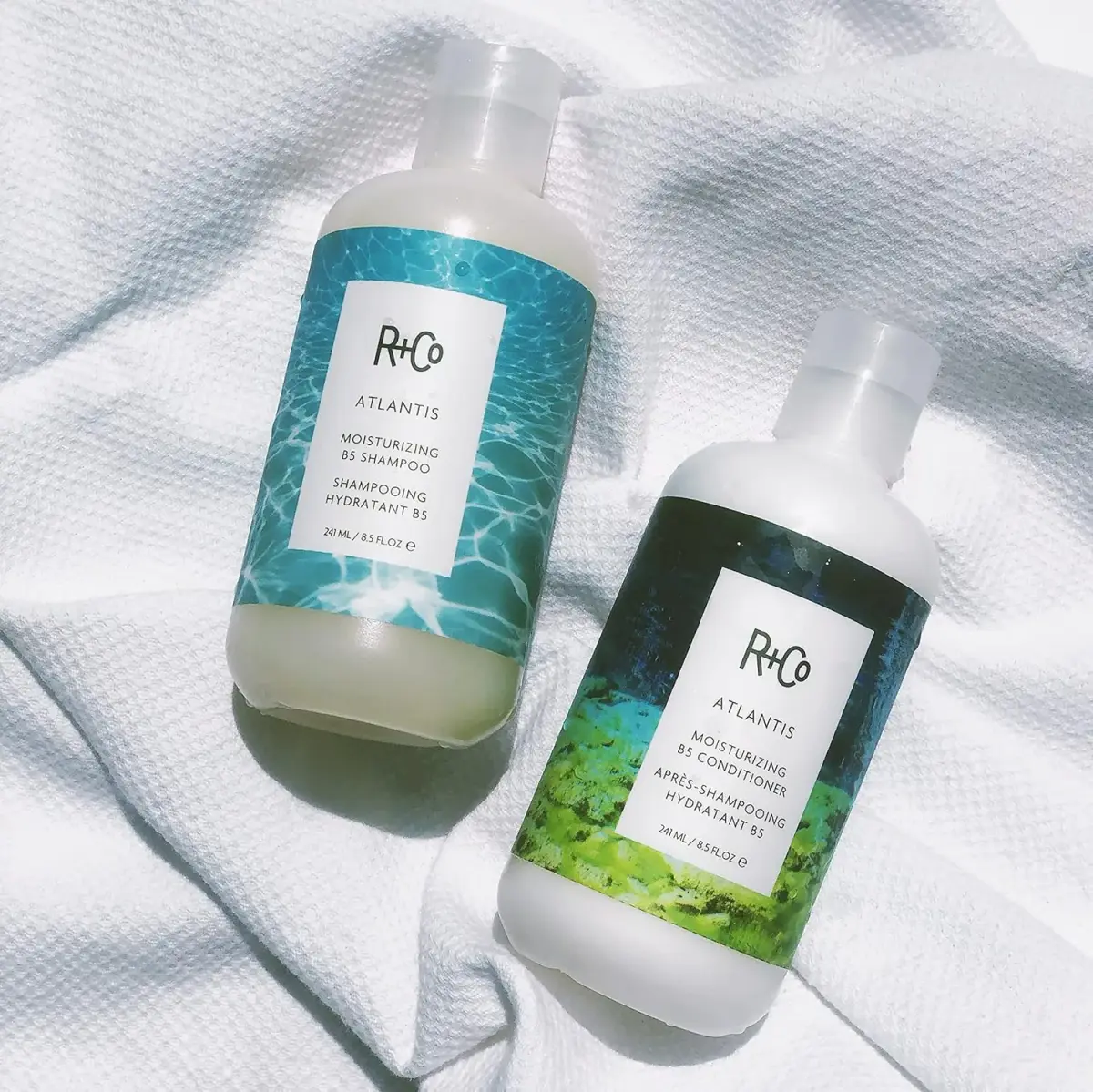 R+Co ATLANTIS Moisturizing B5 Conditioner 251ml (8.5 Fl Oz) | Hydrates Dry Hair with Rice Bran & Acai Oil - view 5