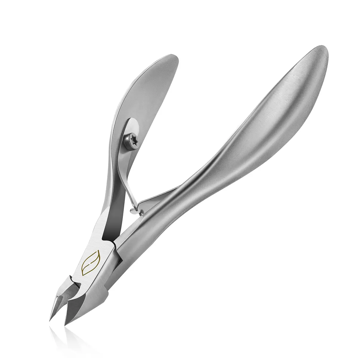 FERYES Cuticle Clippers 1/2 Jaw - Professional Cuticle Cutter Nail Skin Clipper Hangnail Trimmer Silver 5.5cm (2.2in) | Precision Tool for Manicure & Pedicure - main product image
