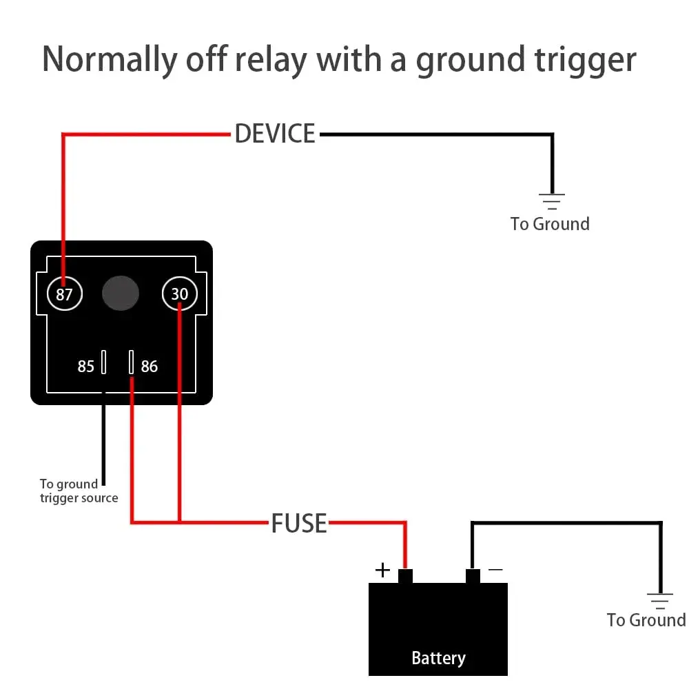 iRhapsody 12V DC 200A Continuous Duty SPST 4-Pin High Power Relay | Split Charge Relay for Automotive - view 3