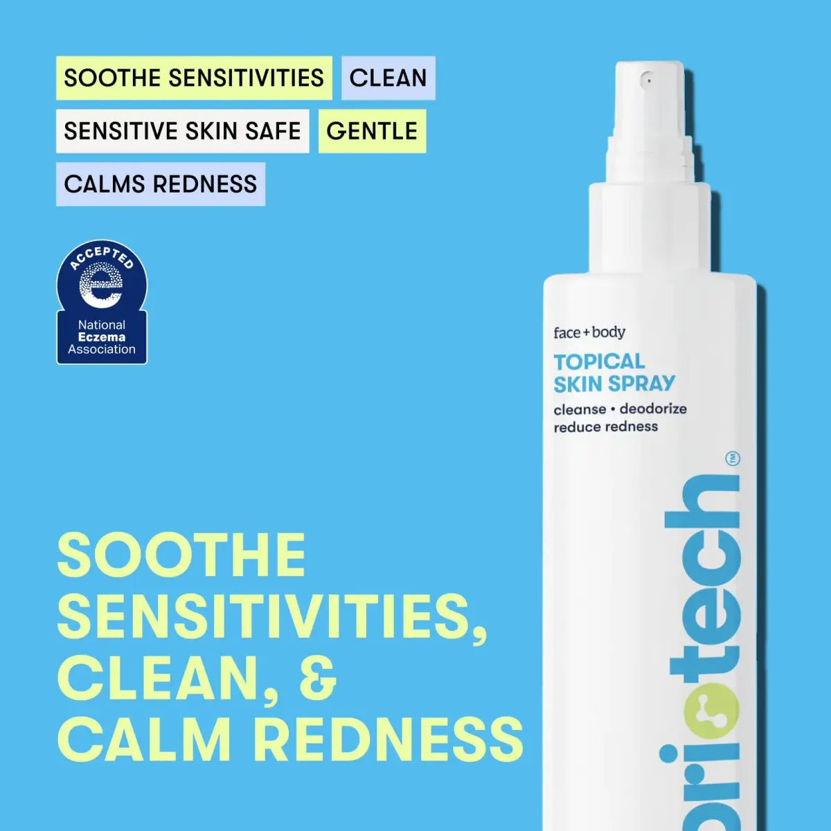 BRIOTECH Hypochlorous Acid Spray for Face and Body 250ml (8.5 Fl Oz) | Soothes Redness & Calms Stressed Skin - view 2