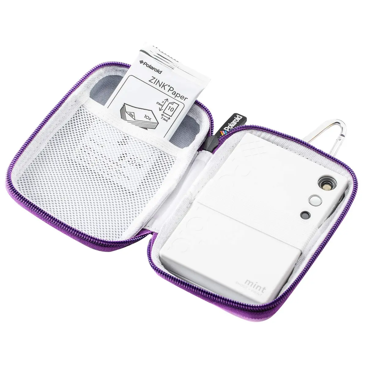 Polaroid Eva Case for Mint Instant Camera & Printer (Purple) | Durable EVA Camera Accessory - view 4