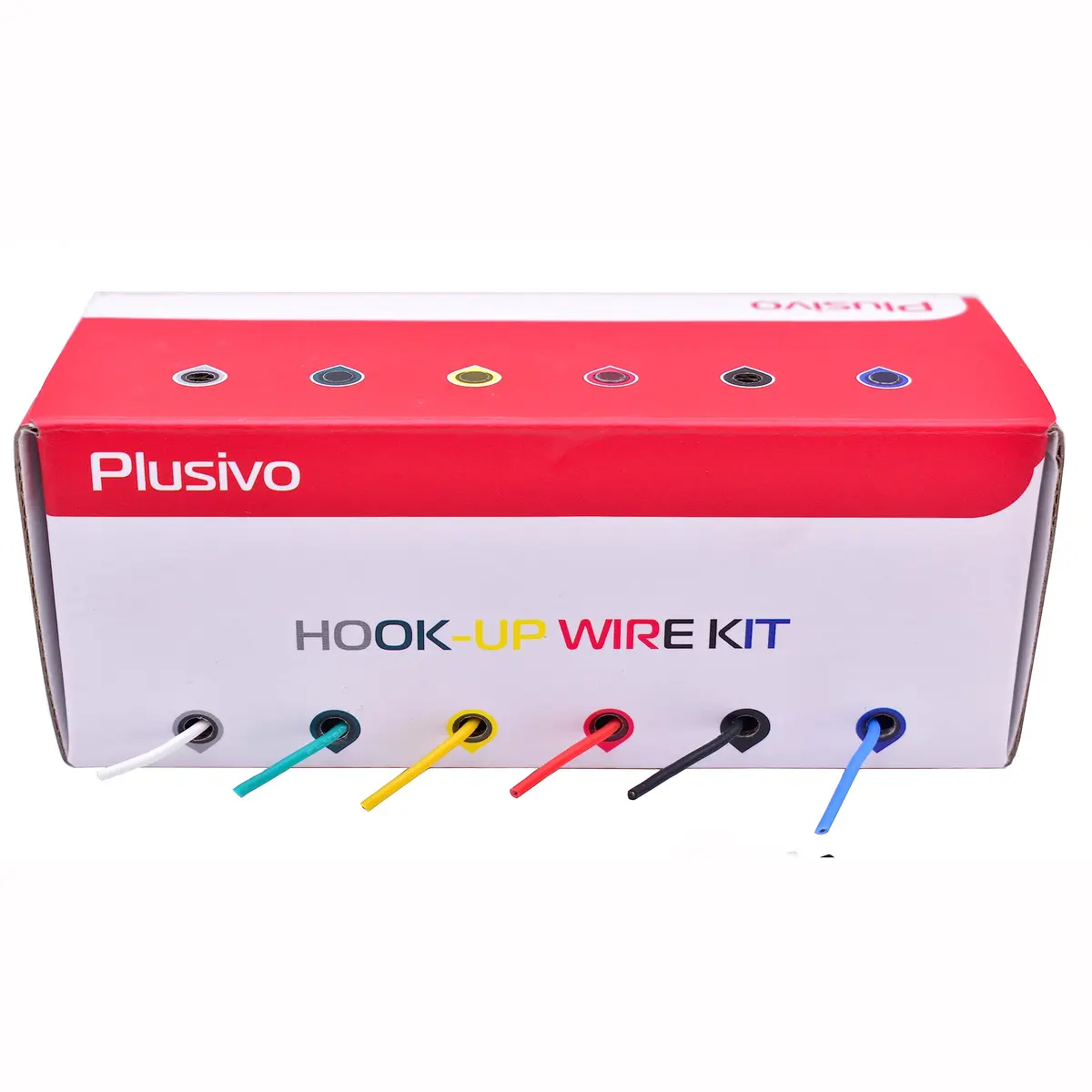 Plusivo 22 AWG Stranded Wire Kit – Silicone Coated Copper Wires 23ft/7m Each Spool, 6 Colors | Electrical Jumper Wire Hook Up Wire Kit - view 9