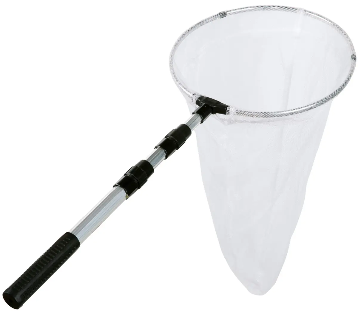RESTCLOUD Butterfly Net with 12" Ring, 24" Net Depth, Handle Extends to 36 Inches | Professional Insect Catcher - main product image