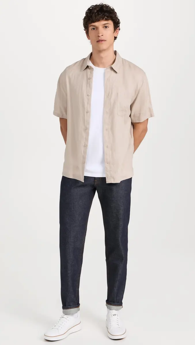 Naked & Famous Denim Easy Guy - Dirty Fade Selvedge 34 | Relaxed Tapered Fit, Indigo - view 5