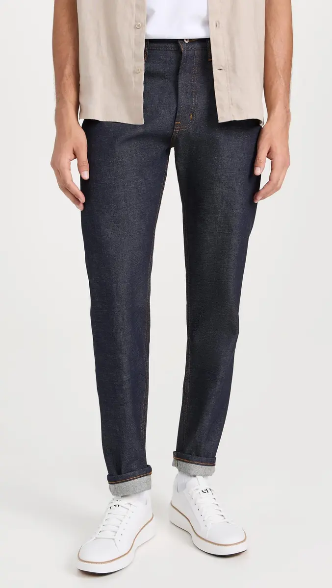Naked & Famous Denim Easy Guy - Dirty Fade Selvedge 34 | Relaxed Tapered Fit, Indigo - view 2
