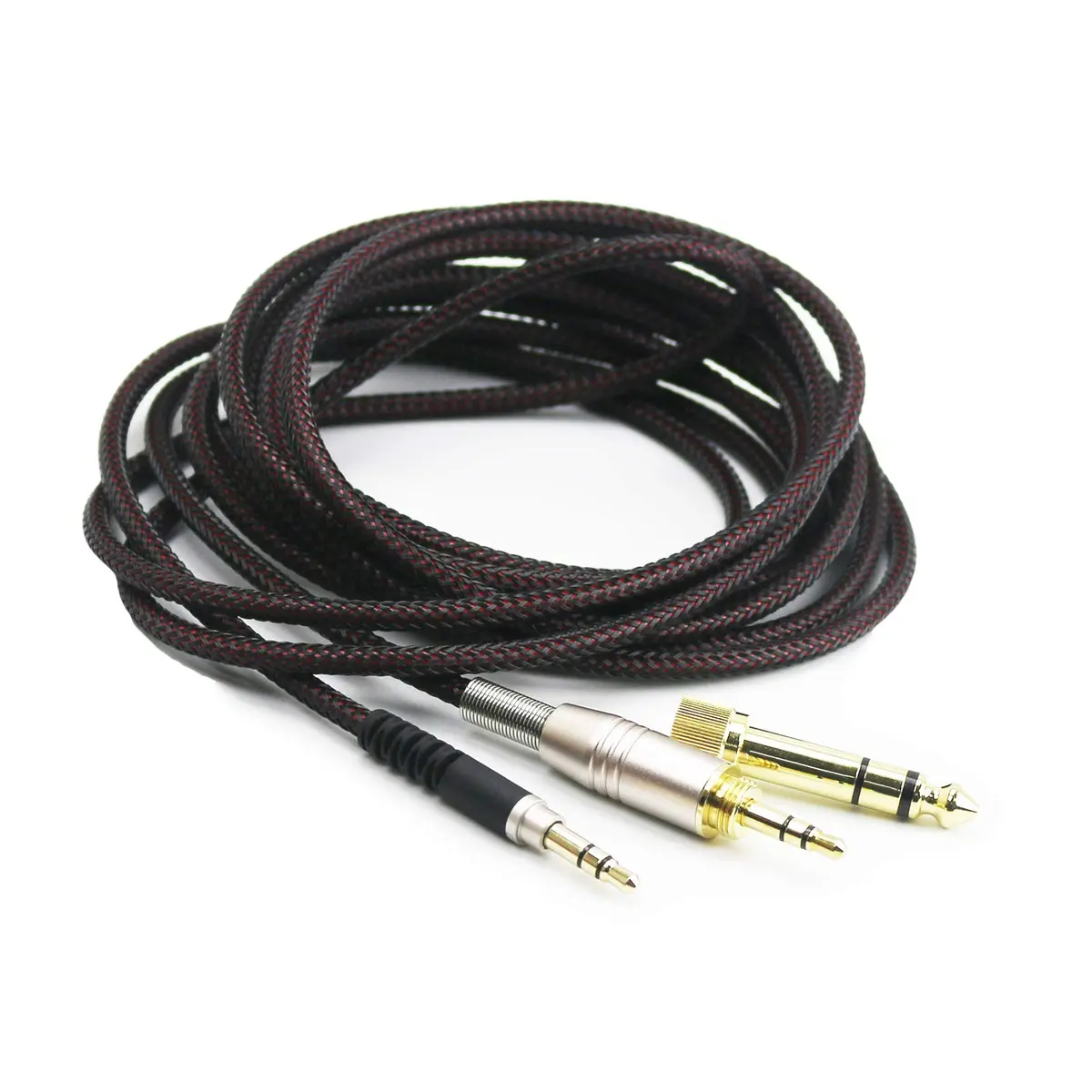 NewFantasia Replacement Audio Upgrade Cable 3.5mm to 3.5mm & 6.35mm Adapter 9.9ft | Compatible with Audio-Technica Headphones - main product image