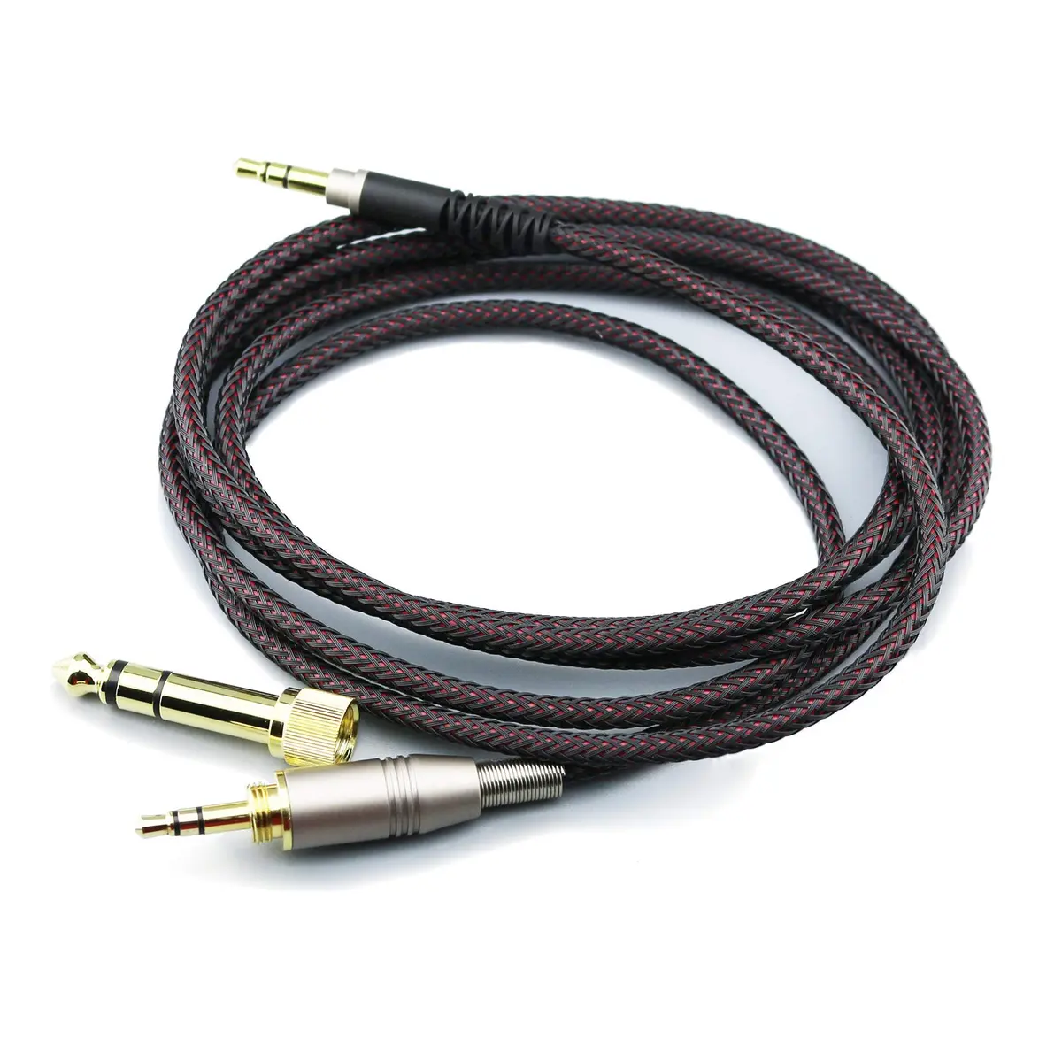 NewFantasia Replacement Audio Upgrade Cable 3.5mm to 3.5mm & 6.35mm Adapter 9.9ft | Compatible with Audio-Technica Headphones - view 7