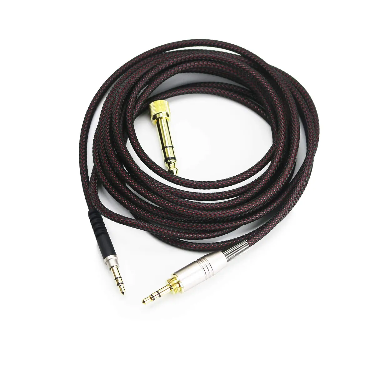NewFantasia Replacement Audio Upgrade Cable for Audio-Technica ATH-M50xBT Headphones | 1.2m (4ft) Braided Tangle-Free - view 6