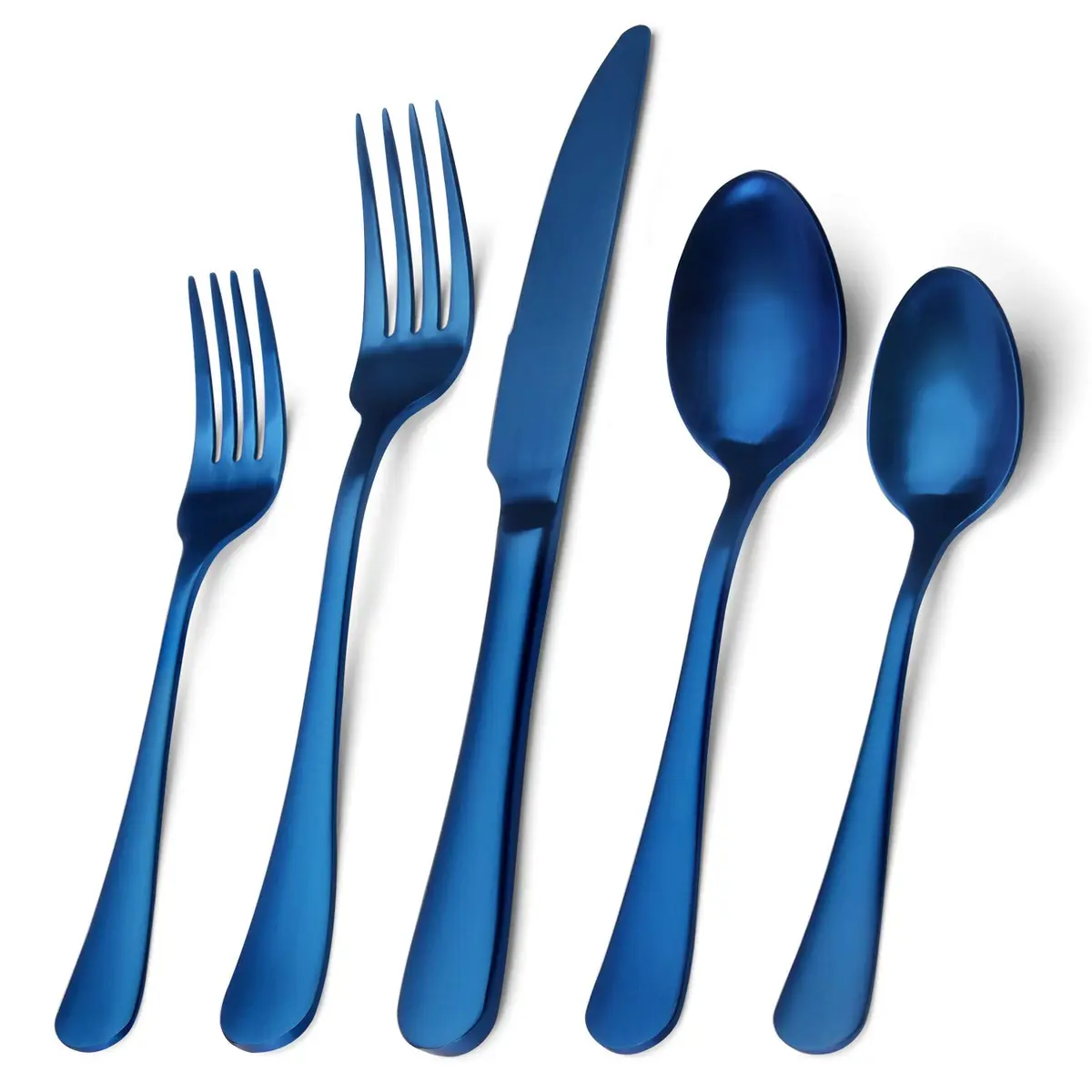 sharecook Flatware Set, Satin Finish 20-Piece, Service for 4 | Modern Stainless Steel Cutlery - main product image