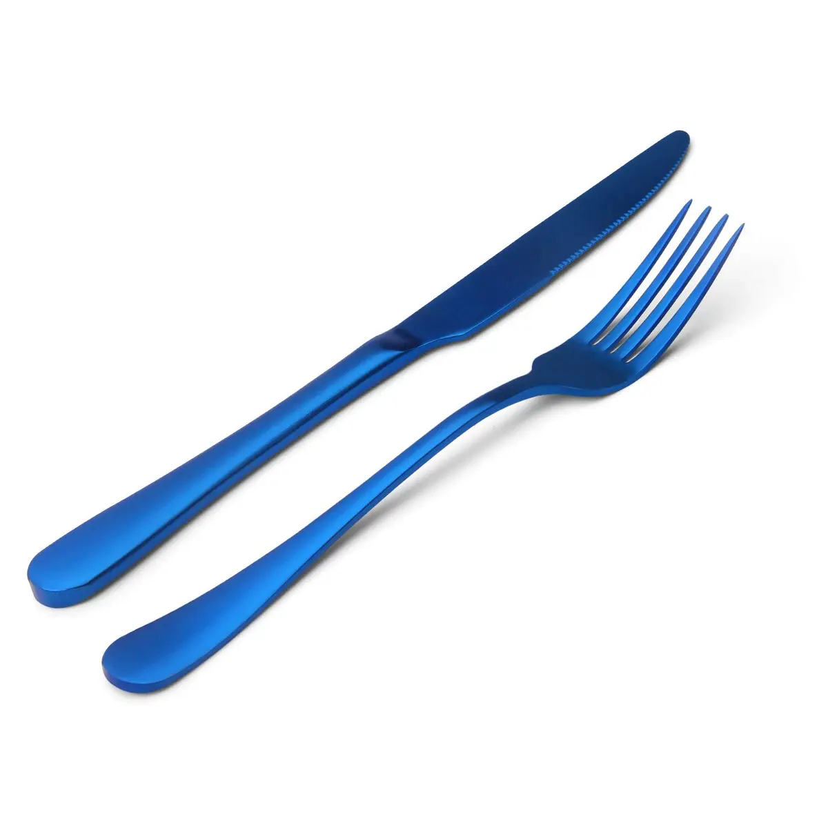 sharecook Flatware Set, Satin Finish 20-Piece, Service for 4 | Modern Stainless Steel Cutlery - view 3