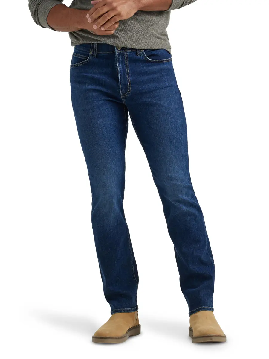 Lee Men's Extreme Motion Regular Straight Jean Night Owl 36W x 29L | Stretch Fabric for All-Day Comfort - main product image