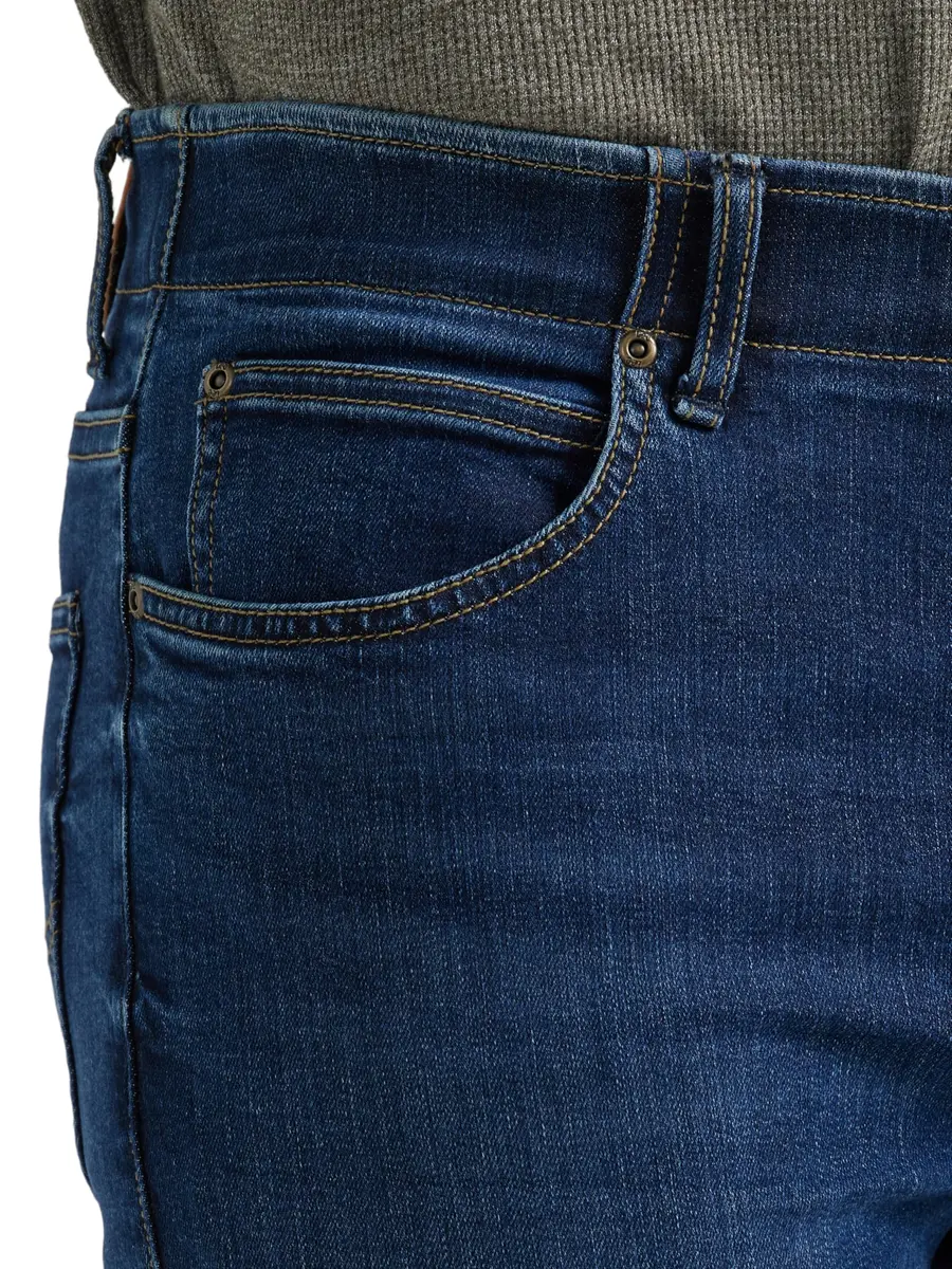 Lee Men's Extreme Motion Regular Straight Jean Night Owl 36W x 29L | Stretch Fabric for All-Day Comfort - view 2