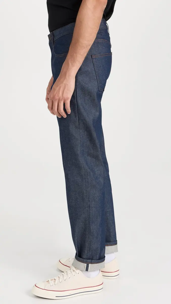 Naked & Famous Denim Easy Guy - Natural Indigo Selvedge 29 | Relaxed Fit, Japanese Denim - view 4