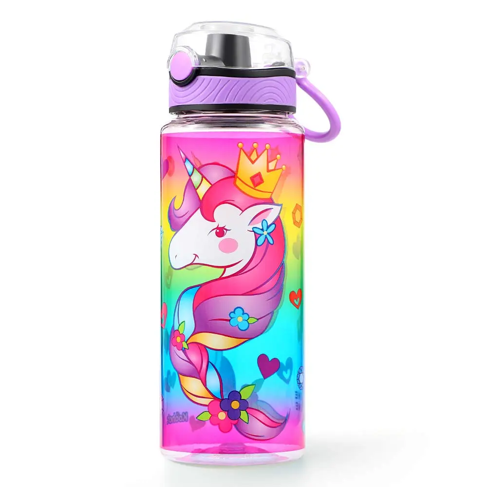 Home Tune 23oz Unicorn Water Bottle for Kids | Leak-Proof, BPA Free, Easy Clean - main product image