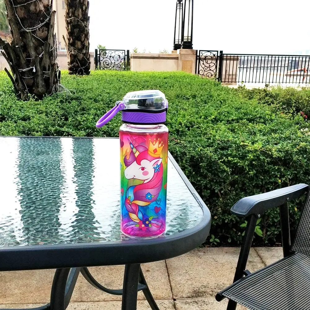 Home Tune 23oz Unicorn Water Bottle for Kids | Leak-Proof, BPA Free, Easy Clean - view 7