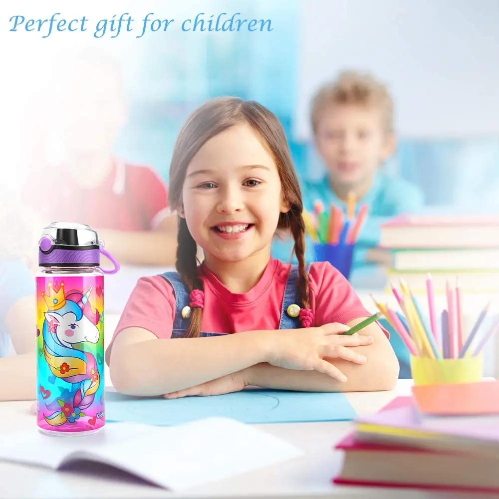 Home Tune 23oz Unicorn Water Bottle for Kids | Leak-Proof, BPA Free, Easy Clean - view 8