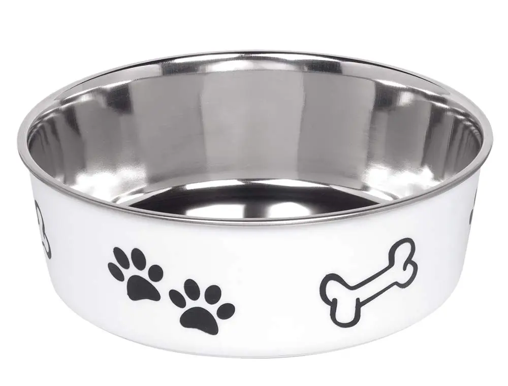 Nobby Fusion Stainless Steel Dog Bowl 20 cm 1.80 litres | Non-slip, Dishwasher Safe - main product image