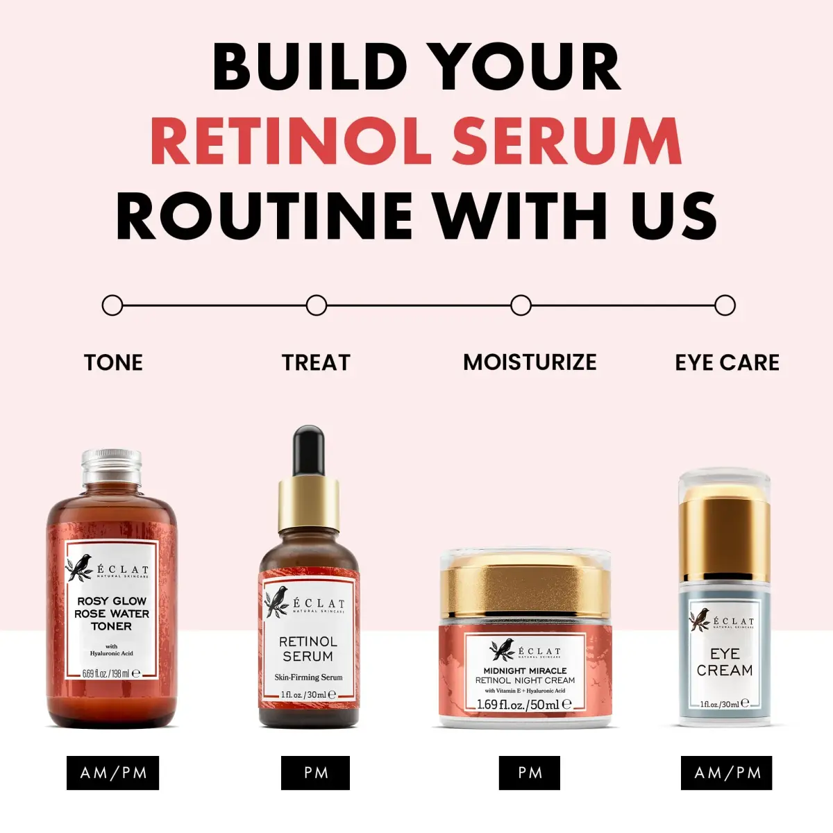 Eclat Skincare Renewing Retinol Serum 30ml (1 Fl Oz) | Anti-Aging Face Serum with Hyaluronic Acid & Aloe Vera - view 6